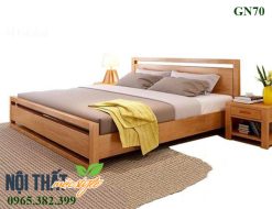 Giường ngủ gỗ sồi GN70